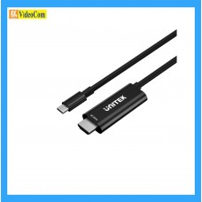 UNITEK V1439ABK01  USB-C 轉 HDMI 4K@60Hz 充電線，支援 PD 100W  785-3863-P 4894160059901