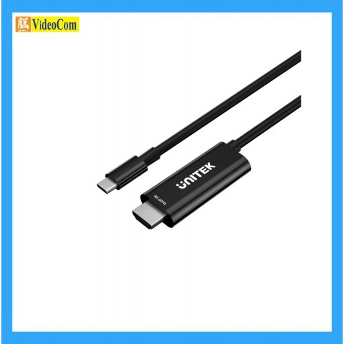 UNITEK V1439ABK01 USB-C 轉 HDMI 4K@60Hz 充電線,支援 PD 100W 785-3863-P 4894160059901 UNITEK V1439ABK01 USB-C 轉 HDMI 4K@60Hz 充電線,支援 PD 100W 785-3863-P 4894160059901