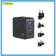 UNITEK P1242A   3-in-1  65W GaN Charging Station, Supports 4k@60Hz ( USB A/HDMI/USB-C ) 785-3868-P 4894160059635
