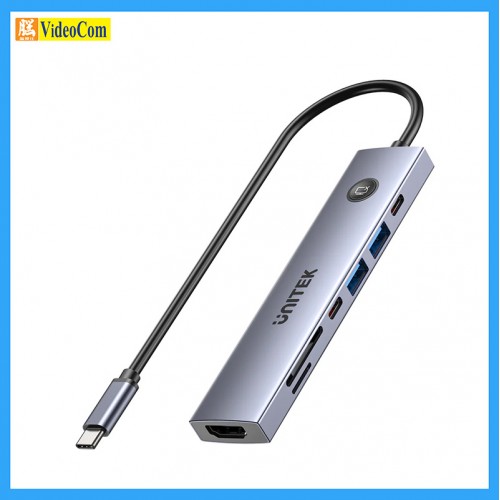 UNITEK H1124AGY (GREY) uHUB S7 Pro 7-in-1 5Gbps USB-C Hub with Screen On/Off button, Supports 4K@60Hz, PD 100W, SD/microSD card reader
uHUB S7 Pro 7合1 5Gbps USB-C集線器 UNITEK H1124AGY (GREY) uHUB S7 Pro 7-in-1 5Gbps USB-C Hub with Screen On/Off button, Supports 4K@60Hz, PD 100W, SD/microSD card reader
uHUB S7 Pro 7合1 5Gbps USB-C集線器