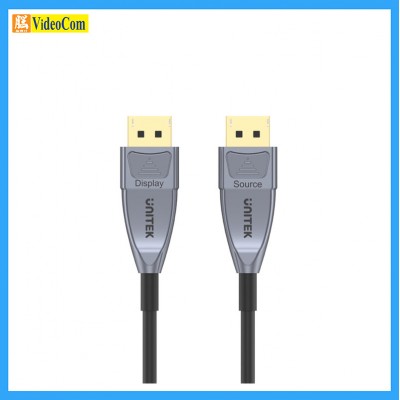 UNITEK C1618GY (20M) DP1.4 Active Optic Cable | 8K Active 光纖 DisplayPort 影音線 (8K @60Hz, 4K 144Hz, 1440p @240Hz) UNITEK Gift Box 785-3871-P 