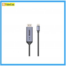 UNITEK V1441AGY（灰色）180公分（1.8公尺）16K雙向USB-C轉DisplayPort雙向傳輸線 