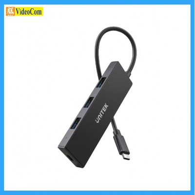 UNITEK H1336B (BLACK) 4 Ports USB-C Powered Hub | 4 埠USB-C 集線器 785-3907-P
