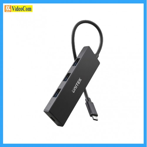 UNITEK H1336B (BLACK) 4 Ports USB-C Powered Hub | 4 埠USB-C 集線器 785-3907-P UNITEK H1336B (BLACK) 4 Ports USB-C Powered Hub | 4 埠USB-C 集線器 785-3907-P