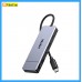 UNITEK H1341A 6-IN-1 USB-C Hub,6 ports[USB-C 5Gbps, 3xUSB-A 480Mbps, HDMI 4K@60Hz, PD100W] | Omni H6+ 6合1 USB-C PD 100W 集線器 785-3911-P