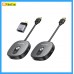 UNITEK V1717CBK HDMI 4K 無線影音傳輸器套裝 | 4K 30Hz Wireless HDMI Transmitter & Receiver bundled with a USB-C to HDM adapterSupports HDCP 1.4, dual bands 2.4GHz/5GHz, up to 50m transmission distance, USB-C 5V/1A, P2P & Miracast&AirPlay 785-3913-P UNITEK V1717CBK HDMI 4K 無線影音傳輸器套裝 | 4K 30Hz Wireless HDMI Transmitter & Receiver bundled with a USB-C to HDM adapterSupports HDCP 1.4, dual bands 2.4GHz/5GHz, up to 50m transmission distance, USB-C 5V/1A, P2P & Miracast&AirPlay 785-3913-P