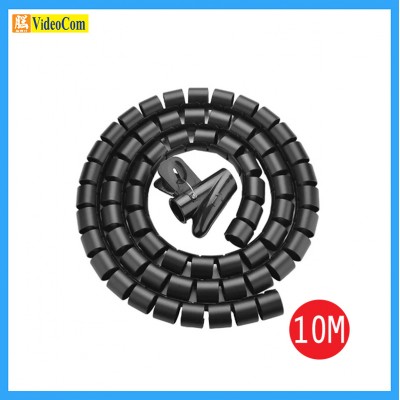 UNITEK OT1102ABK03 (10M) (BLACK) 22mm Diameter PE Cable Organizer with Clamp |  22mm 直徑 螺旋理線管 UNITEK Poly Bag 785-3919-P