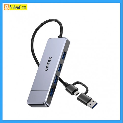 UNITEK H1340B 4-in-1 USB-C Hub with USB-A adpater | Omni Q4 四合一 USB 集線器 785-3922-P UNITEK H1340B 4-in-1 USB-C Hub with USB-A adpater | Omni Q4 四合一 USB 集線器 785-3922-P
