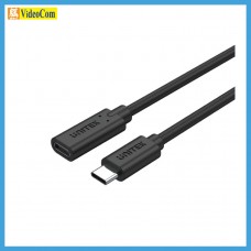 UNITEK C14086BK  全功能 USB-C 延長線 (支援 4K影音、10Gbps資料傳輸、100W快速充電) (0.5M)