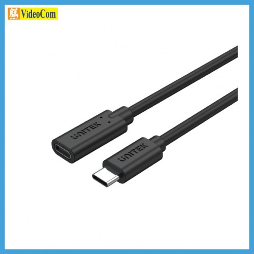 UNITEK C14086BK 全功能 USB-C 延長線 (支援 4K影音、10Gbps資料傳輸、100W快速充電) (0.5M) UNITEK C14086BK 全功能 USB-C 延長線 (支援 4K影音、10Gbps資料傳輸、100W快速充電) (0.5M)