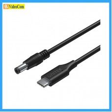 UNITEK C14116BK-1.8M 65W USB C 轉 DC 充電線 (DC Jack 5.5 x 2.5 mm，適用於Toshiba、Asus手提電腦) 785-3016-P