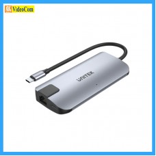 UNITEK D1028A uHUB P5+, 5-IN-1 USB-C 3.2 Gen2 Hub with HDMI 4K@60Hz + Gigabit Ethernet +  PD100W Support USB SuperSpeed 10Gbps, 785-2704