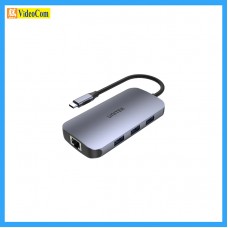 UNITEK D1071A uHUB N9+ 9 合 1 多媒體 USB-C Hub (支援4K HDMI 和 USB-PD 100W) 785-2760-P