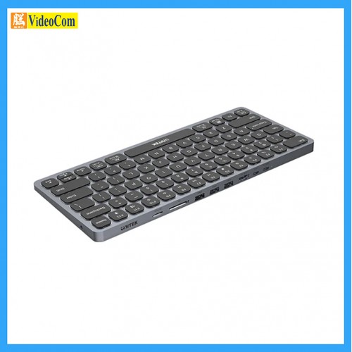 UNITEK 多功能9合1 USB-C鍵盤Hub 785-3001-P UNITEK 多功能9合1 USB-C鍵盤Hub 785-3001-P