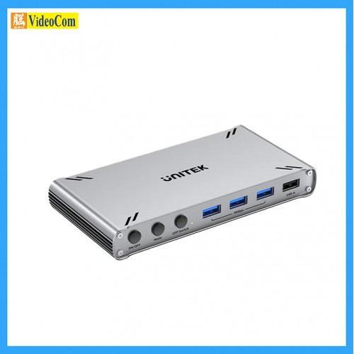UNITEK D1118AGY USB-C 10Gbps HDMI 分屏 KVM 切換器 785-3280-P UNITEK D1118AGY USB-C 10Gbps HDMI 分屏 KVM 切換器 785-3280-P
