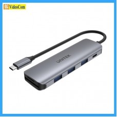 UNITEK H1107C uHUB P5 + 6合1 USB-C集線器，帶100W功率輸出和雙卡讀卡器 785-2655