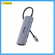 UNITEK H1112EGY01 uHUB Q4 4合1 10Gbps USB-C 集線器連 4 個 USB-A端口 785-3256-P