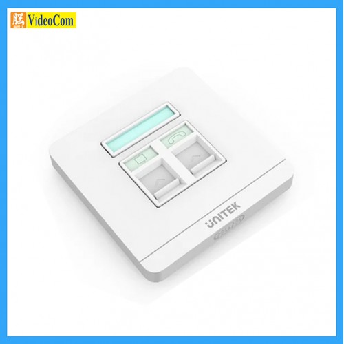 UNITEK T013A  RJ45 雙接口面板 785-2829-P 