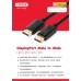 UNITEK Y-C608BK 4K 60Hz DisplayPort 影音線 (1440p@165Hz, 1080p@240Hz) 2米 4894160027276 UNITEK Y-C608BK 4K 60Hz DisplayPort 影音線 (1440p@165Hz, 1080p@240Hz) 2米 4894160027276