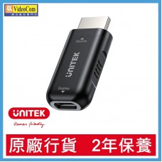 UNITEK V1187BBK HDMI 至 USB-C 轉換器 785-3305-P