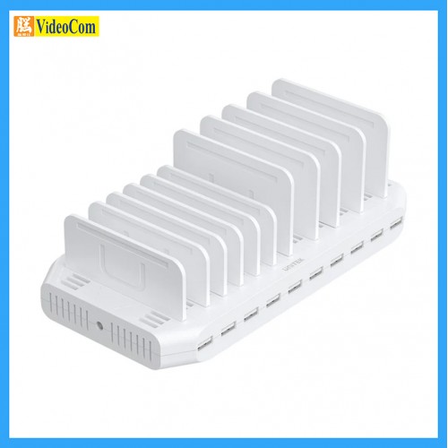 UNITEK Y-2190 60W 10合1 USB快速充電座 785-2005-P UNITEK Y-2190 60W 10合1 USB快速充電座 785-2005-P