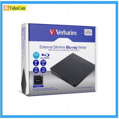 VERBATIM #667182209-1065 外置超薄藍光燒錄機（USB 3.2 Gen 1）(黑色)     4895117967188  