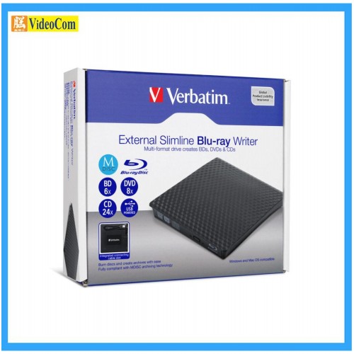 VERBATIM #667182209-1065 外置超薄藍光燒錄機(USB 3.2 Gen 1)(黑色) 4895117967188 VERBATIM #667182209-1065 外置超薄藍光燒錄機(USB 3.2 Gen 1)(黑色) 4895117967188