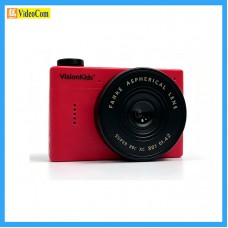 Visionkids HappiCAMU JP2006  Nano II (Cherry)  2000 萬像素 | 1.5 吋彩色顯示屏 | 支援 MicroSD 卡（最高 32GB）