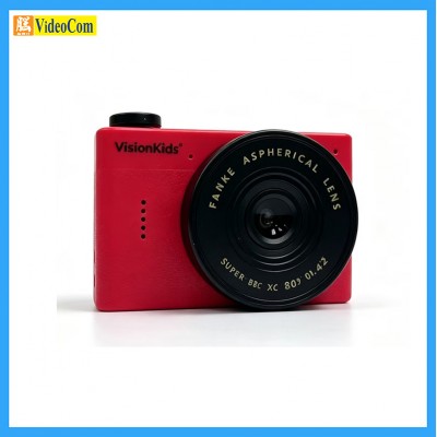Visionkids HappiCAMU JP2006  Nano II (Cherry)  2000 萬像素 | 1.5 吋彩色顯示屏 | 支援 MicroSD 卡（最高 32GB）