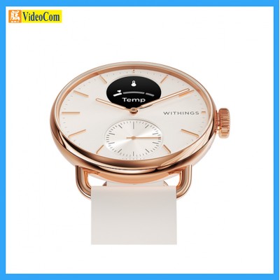 Withings ScanWatch 2 (RoseGold White / 玫瑰金白) 38mm Hybrid Smart Watch | HWA10-MODEL6-INTER38
