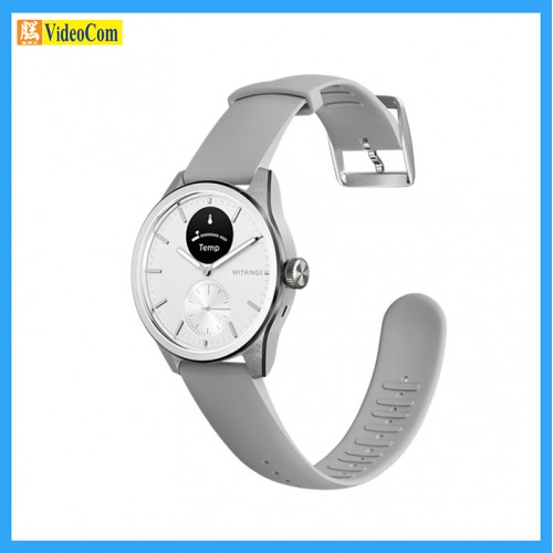 Withings ScanWatch 2 (White / 白) 42mm, 混合智慧手錶 ECG, 醫療級智慧手錶 | HWA10-MODEL5-INTER42 Withings ScanWatch 2 (White / 白) 42mm, 混合智慧手錶 ECG, 醫療級智慧手錶 | HWA10-MODEL5-INTER42
