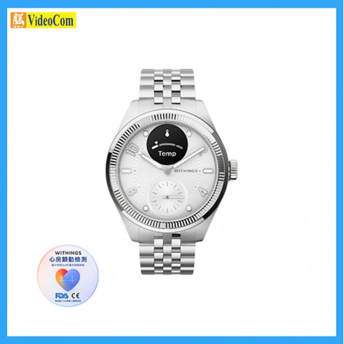 Withings ScanWatch Nova (Silver / 銀色) 39mm Brilliant Timeless Design 經典腕錶| HWA10-MODEL10-ALL-INTER Withings ScanWatch Nova (Silver / 銀色) 39mm Brilliant Timeless Design 經典腕錶| HWA10-MODEL10-ALL-INTER