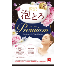 牛乳石鹼 (COW) AWATORO PREM BATH ADDITIVE(PEONY & W MUSK) AWATORO (牡丹白麝香) 極緻豐盈泡泡浴鹽 40g 